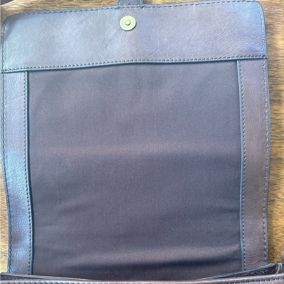 Frye Chocolate Brown Small Messenger Cross Body Bag - Picture 13 of 16